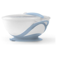 Babyono Bļoda ar piesūcekni un karoti Babyono 1063/05 WHITE