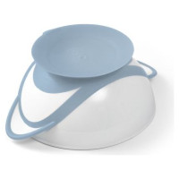 Babyono Bļoda ar piesūcekni un karoti Babyono 1063/05 WHITE
