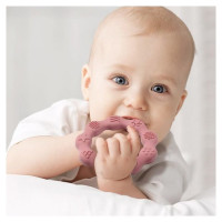 Babyono Zobu graužamais elastīgs RING BabyOno 825/02 pink
