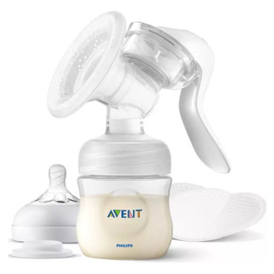 Philips Avent Lotus manuālais krūts piena sūknis ar pudelīti - SCF430/10