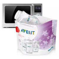 Philips Avent Mikroviļņu sterilizatora maisiņi, 5gab - SCF297/05