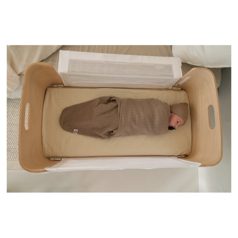 Lodger Bundler Solid kokvilnas autiņ&scaron; mazuļa ietī&scaron;anai, Buffalo - BN 535