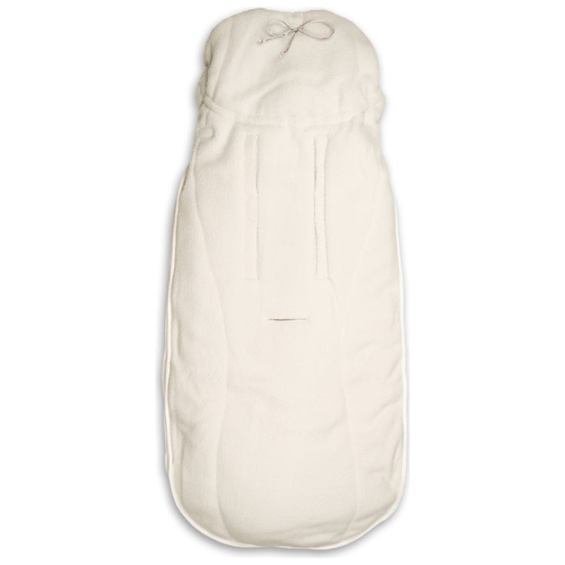 Lodger Mini Bunker Teddy vissezonas guļammaiss autokrēsliņiem, Cloud Dancer - BKM 101