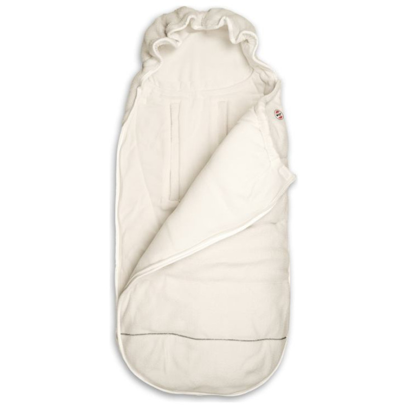 Lodger Mini Bunker Teddy vissezonas guļammaiss autokrēsliņiem, Cloud Dancer - BKM 101