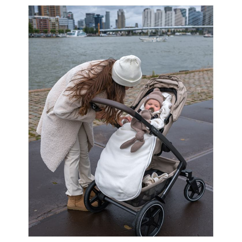 Lodger Mini Bunker Teddy vissezonas guļammaiss autokrēsliņiem, Cloud Dancer - BKM 101