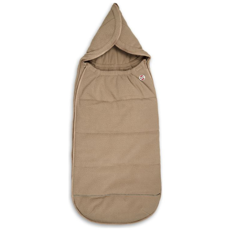 Lodger Mini BunkerTeddy vissezonas guļammaiss autokrēsliņiem, Beige - BKM 630