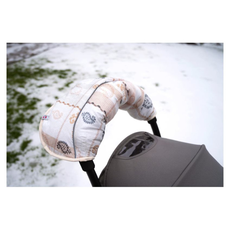 Lodger Warmer Tribe Polyester ratu cimdi, Birch - WMP 599