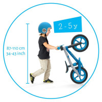 Chillafish BMXie 2 līdzsvara velosipēds no 2 līdz 5 gadiem, zila - CPMX02BLU