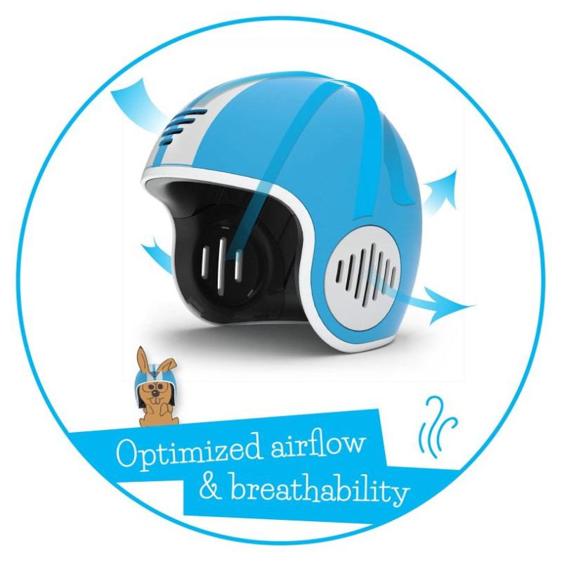 Chillafish Bobbi aizsagķīvere bērniem no 4 līdz 8 gadiem,zila, S-izmērs - CPHLS01BLU