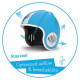 Chillafish Bobbi aizsagķīvere bērniem no 4 līdz 8 gadiem,zila, S-izmērs - CPHLS02BLU