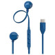 JBL USB-C austiņas, zilas - JBLT305CBLU