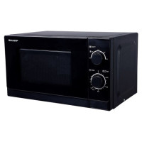 Sharp mikroviļņu krāsns, 20l, 800W melna - R200BKW