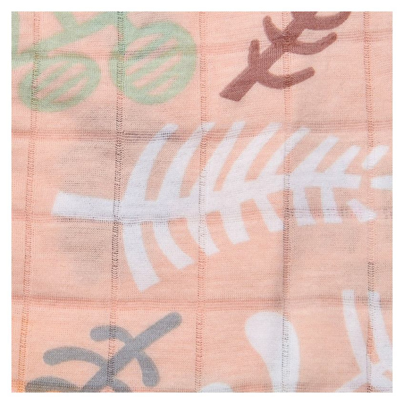 Lodger Romper Botanimal kokvilnas bodijs bez piedurknēm, Plush, 68 cm - RF 073_68