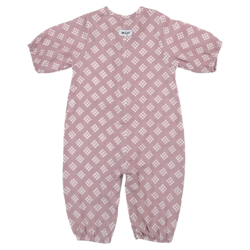 Lodger Jumper Tribe Muslin mazuļu rāpulis bez pēdiņām, Rose, 68 cm - JP 107_68