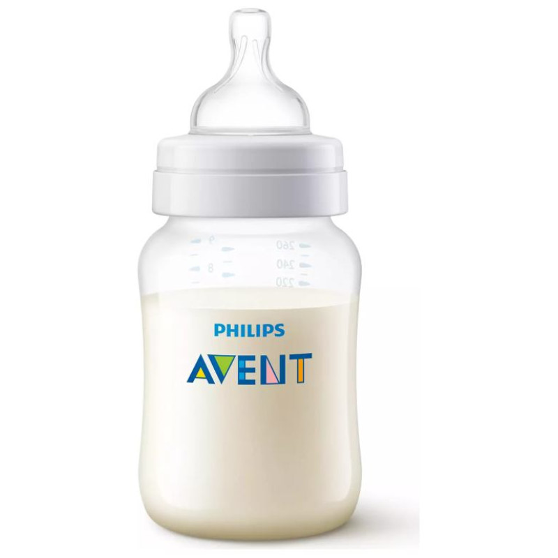 Philips Avent Pretkoliku baro&scaron;anas pudelīte 260 ml, 1m+ - SCY103/01