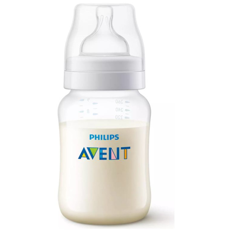 Philips Avent Pretkoliku baro&scaron;anas pudelīte 260 ml, 1m+ - SCY103/01