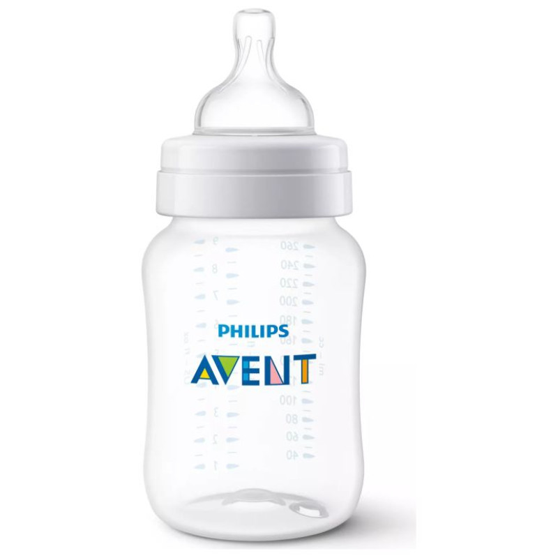 Philips Avent Pretkoliku baro&scaron;anas pudelīte 260 ml, 1m+ - SCY103/01