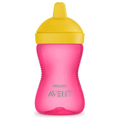 Philips Avent My Grippy mācību krūzīte ar cietu snīpi 300ml, 18M+, rozā - SCF804/04
