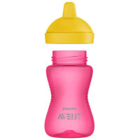 Philips Avent My Grippy mācību krūzīte ar cietu snīpi 300ml, 18M+, rozā - SCF804/04