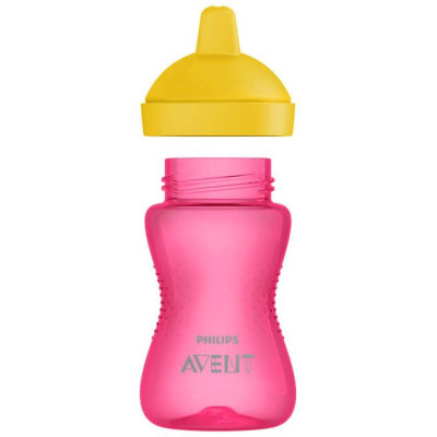 Philips Avent My Grippy mācību krūzīte ar cietu snīpi 300ml, 18M+, rozā - SCF804/04