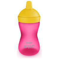 Philips Avent My Grippy mācību krūzīte ar cietu snīpi 300ml, 18M+, rozā - SCF804/04