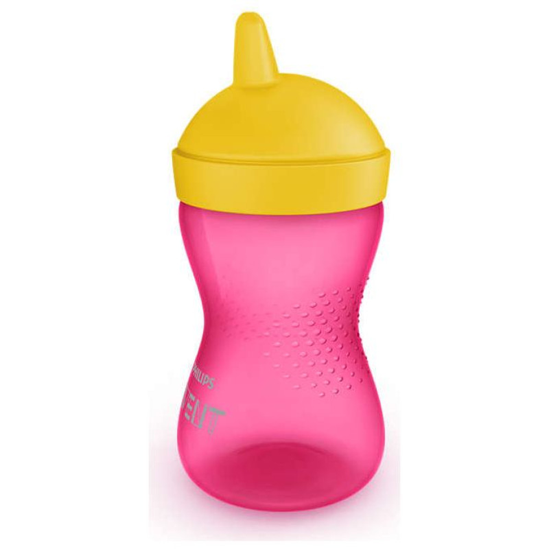 Philips Avent My Grippy mācību krūzīte ar cietu snīpi 300ml, 18M+, rozā - SCF804/04