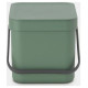 Brabantia atkritumu tvertne Sort & Go, 6 l, Fir Green - 129841
