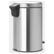 Brabantia atkritumu tvertne ar pedāli NewIcon, 12 l, Matt Steel - 113604