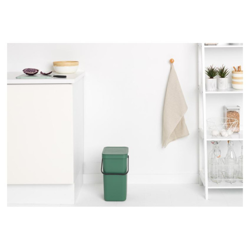 Brabantia atkritumu tvertne Sort & Go, 12 l, Fir Green - 129803