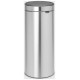 Brabantia aktritumu  tvertne Touch Bin 30l, Matt steel - 115349