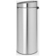 Brabantia aktritumu  tvertne Touch Bin 30l, Matt steel - 115349