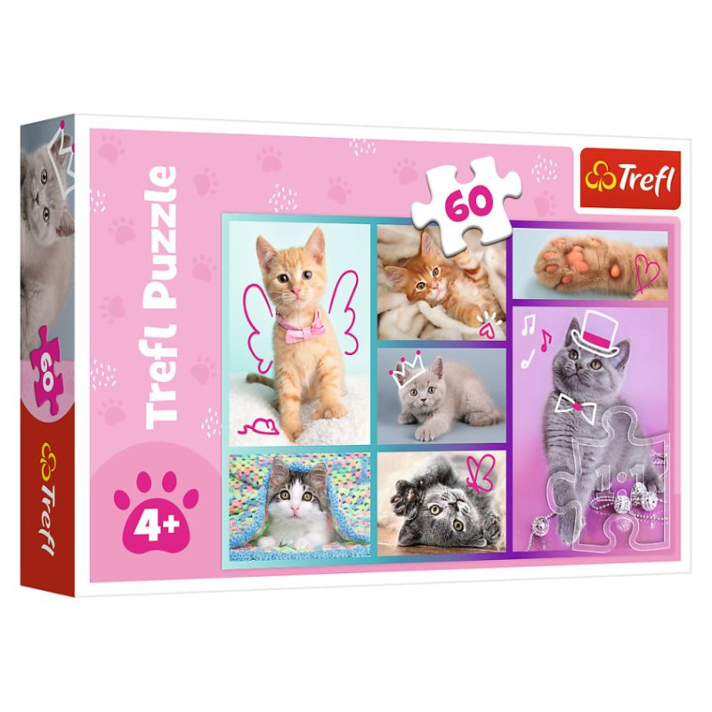 Trefl Puzle "Kaķēni", 60 gab.