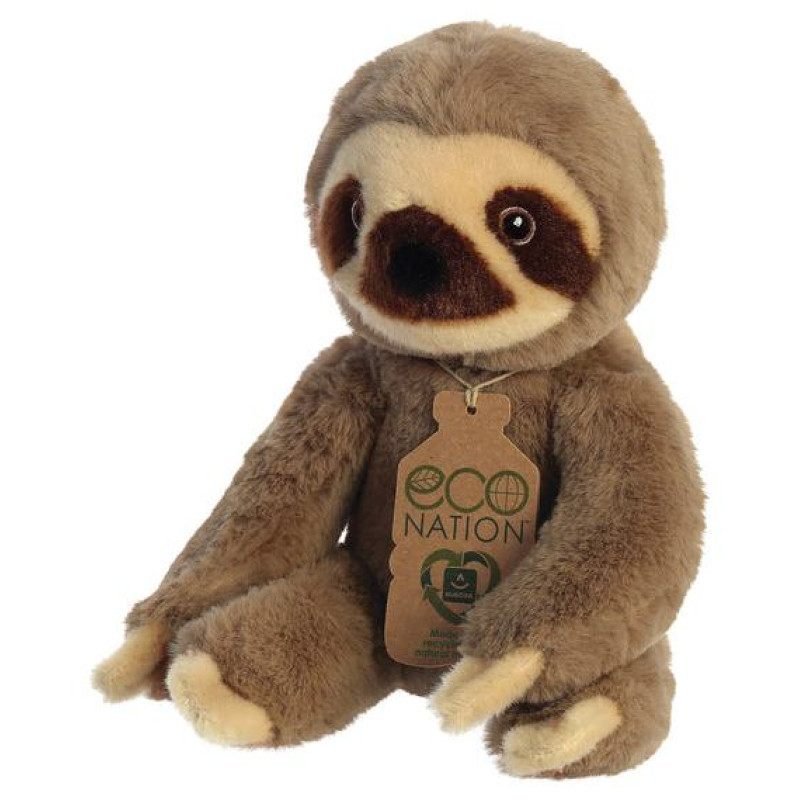 Eco Nation AUR Eco Nation Plī&scaron;a rotaļlieta Sliņķis, 24 cm