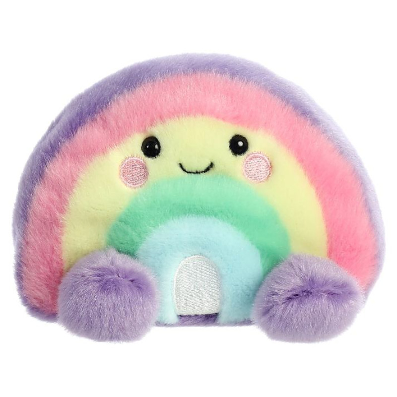 Palm Pals AURORA Palm Pals Plī&scaron;a rotaļlieta Varavīksne, 7 cm