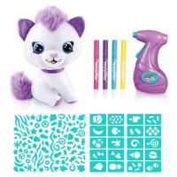 Airbrush PLUSH Plīša DIY komplekts Kaķēns ar aerogrāfu, 25 cm