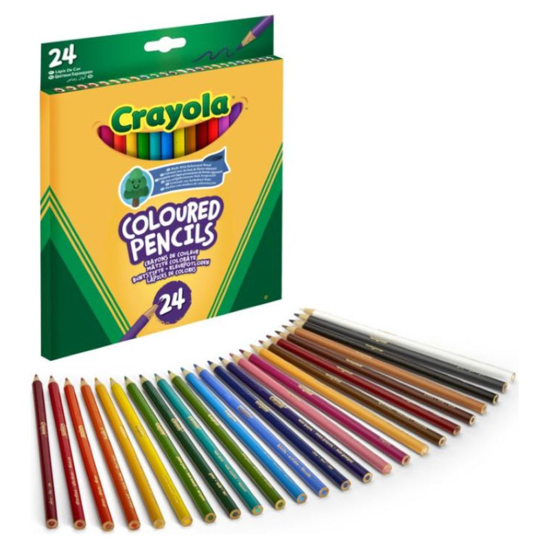 Crayola 24 Krāsu zīmuļi