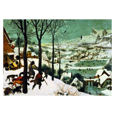 Piatnik Puzle Breugels, Mednieks sniegā, 1000 gab.