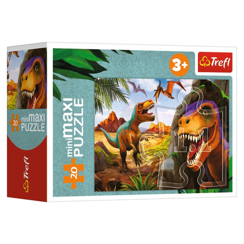 Trefl Mini Maxi puzle Dinozauri, 20 gab.
