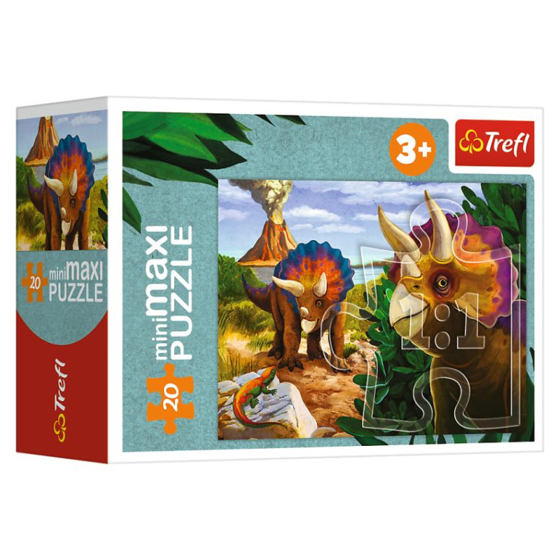 Trefl Mini Maxi puzle Dinozauri, 20 gab.