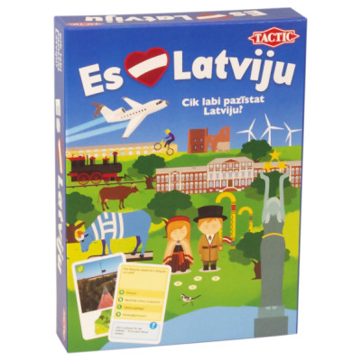 Tactic Galda spēle "Es mīlu Latviju" (Latvie&scaron;u val.)