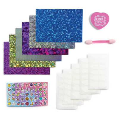 Cool GOGLAM Rotaļu komplekts Nagu rotā&scaron;ana ar krāsainu foliju