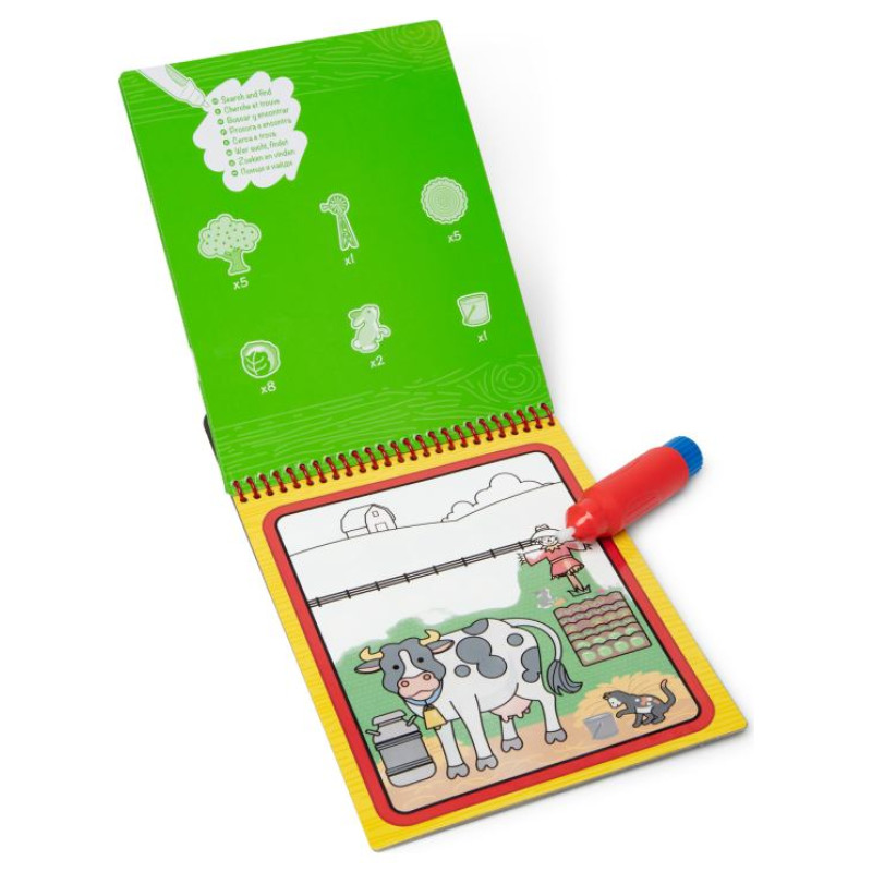 Melissa & Doug Water Wow! Ūdens krāsojamā grāmata &ndash; Lauku sēta