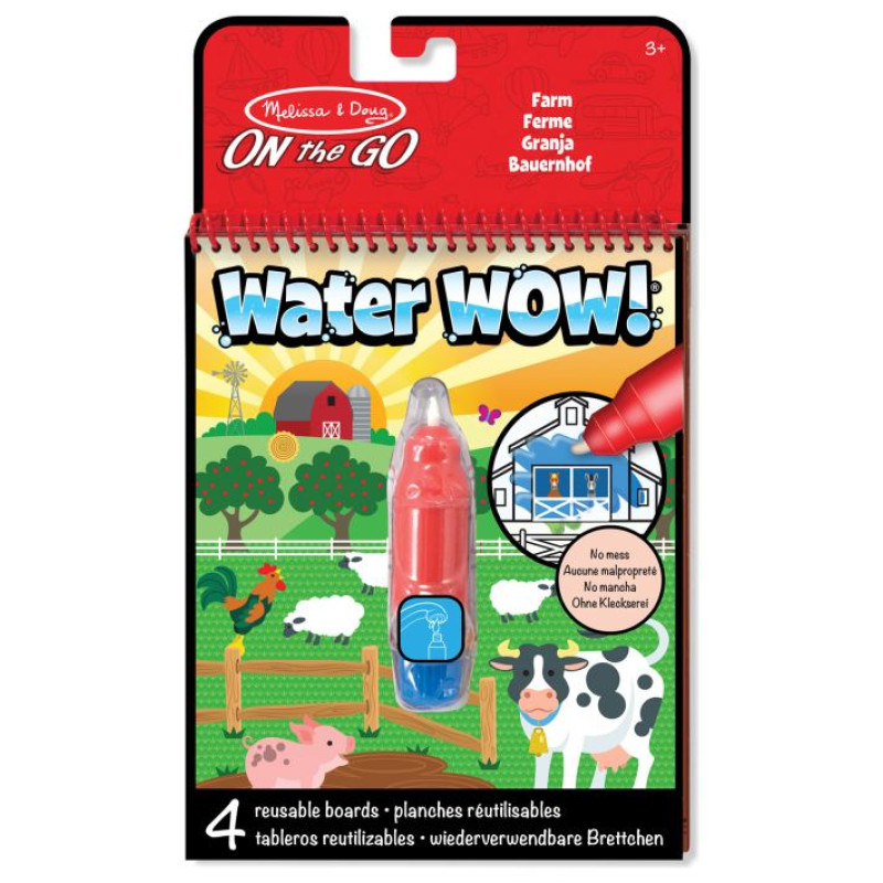 Melissa & Doug Water Wow! Ūdens krāsojamā grāmata &ndash; Lauku sēta