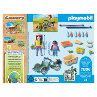 Playmobil FARM Fermera kravas velosipēds 71306