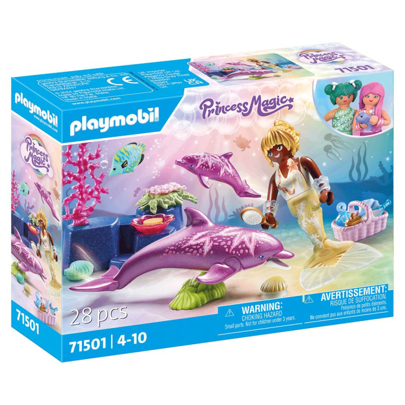 Playmobil MERMAIDS Nāriņa ar delfīniem 71501