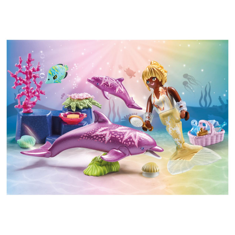 Playmobil MERMAIDS Nāriņa ar delfīniem 71501
