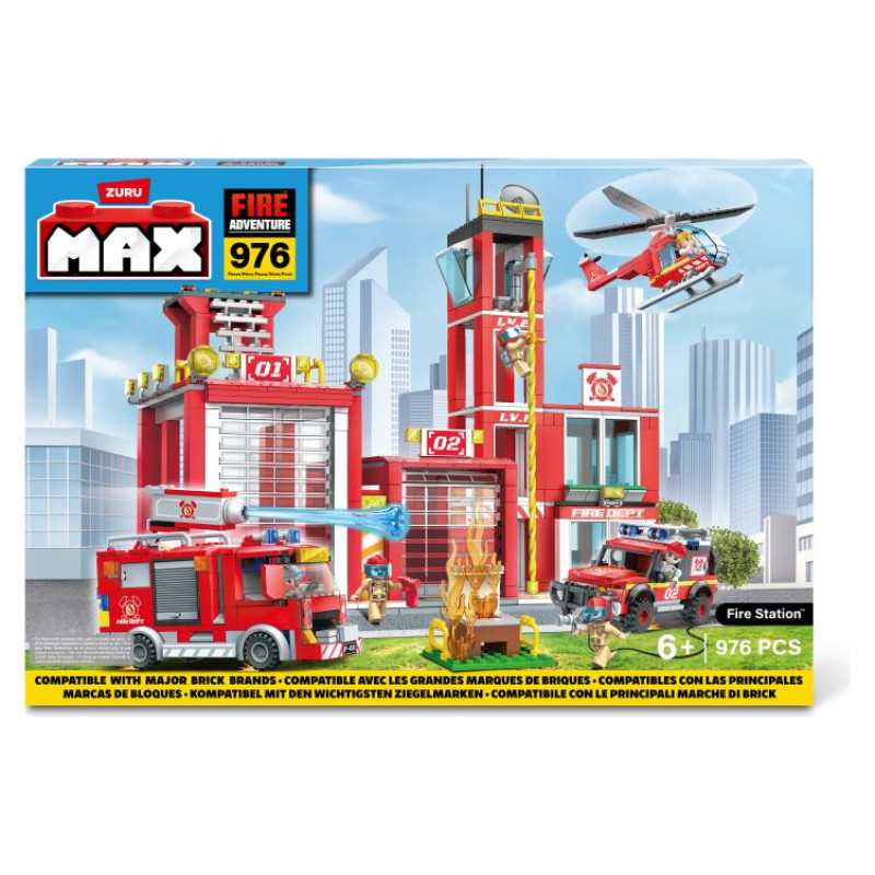 MAX CITY Klucī&scaron;i Ugunsdzēsēju depo, 976 gab.