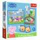 Trefl PEPPA PIG Puzles komplekts Peppa Pig 30 gab + 48 gab + 24 memo