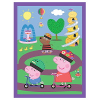 Trefl PEPPA PIG Puzles komplekts Peppa Pig 30 gab + 48 gab + 24 memo