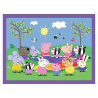 Trefl PEPPA PIG Puzles komplekts Peppa Pig 30 gab + 48 gab + 24 memo